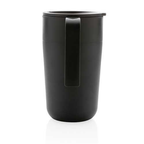 Tasse en acier inoxydable et PP recyclé GRS avec poignée - 4