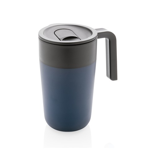 Tasse en acier inoxydable et PP recyclé GRS avec poignée - 2