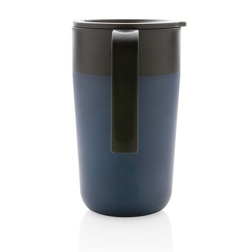 Tasse en acier inoxydable et PP recyclé GRS avec poignée - 4