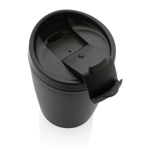 Taza de PP reciclado GRS con tapa de seguridad