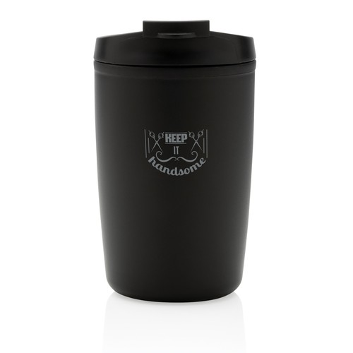 Taza de PP reciclado GRS con tapa de seguridad