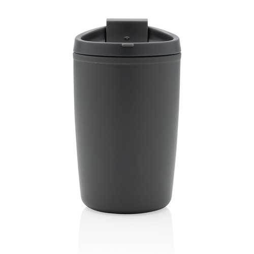 Mug en PP recyclé GRS avec couvercle à bascule