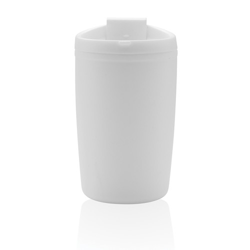 Mug en PP recyclé GRS avec couvercle à bascule
