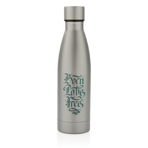 Botella sólida de acero inoxidable reciclado RCS
