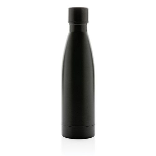 black Botella sólida de acero inoxidable reciclado RCS