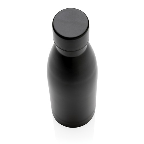 black Botella sólida de acero inoxidable reciclado RCS