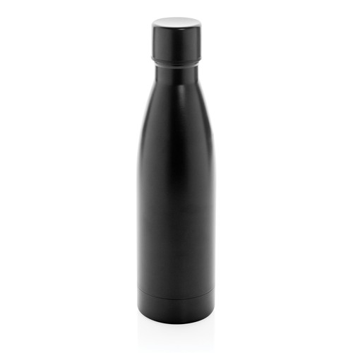 black Botella sólida de acero inoxidable reciclado RCS