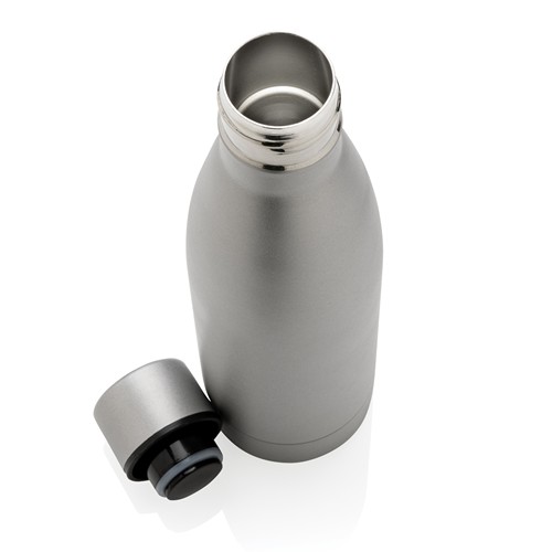 gray Botella sólida de acero inoxidable reciclado RCS