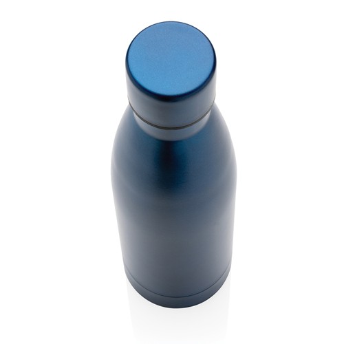 azul marino Botella sólida de acero inoxidable reciclado RCS