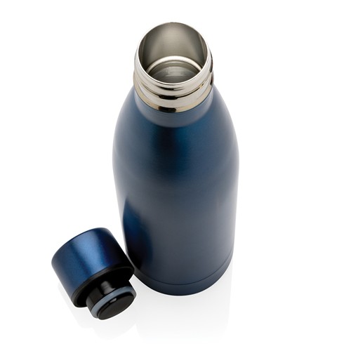 azul marino Botella sólida de acero inoxidable reciclado RCS