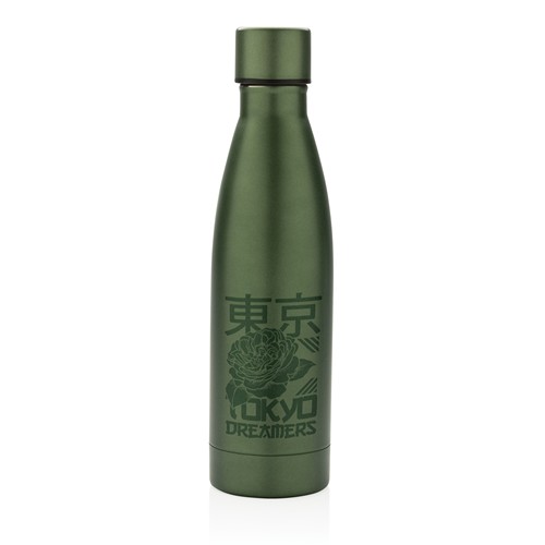 green Botella sólida de acero inoxidable reciclado RCS