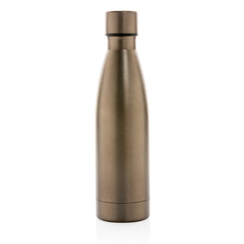 marrón Botella sólida de acero inoxidable reciclado RCS