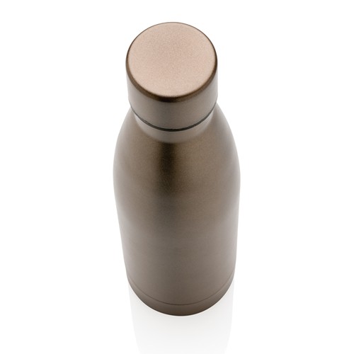 marrón Botella sólida de acero inoxidable reciclado RCS