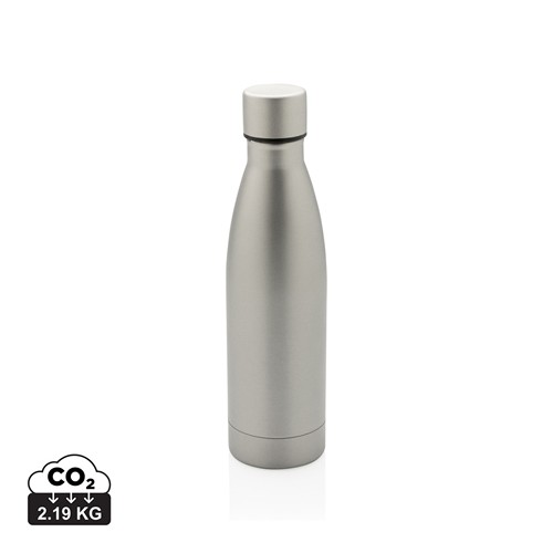 gray Botella sólida de acero inoxidable reciclado RCS