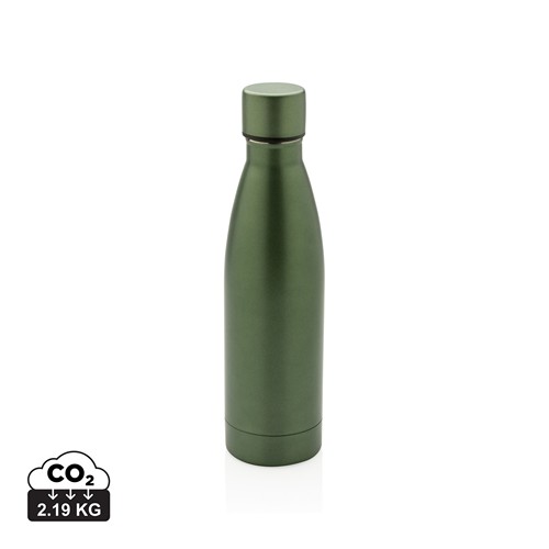 green Botella sólida de acero inoxidable reciclado RCS