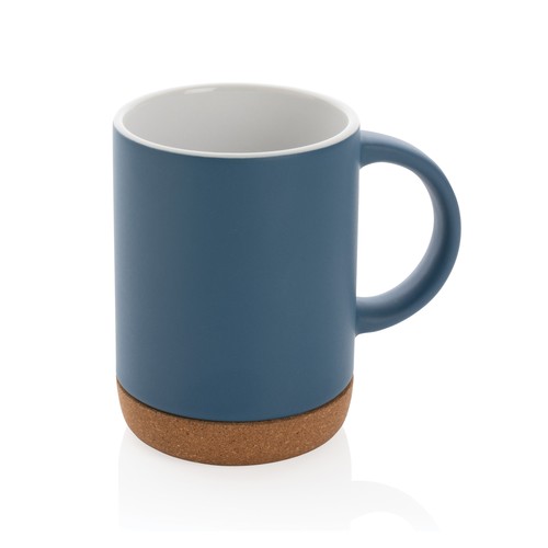 Ceramic mug with cork base 280ml Ceramic mug with cork base 280ml