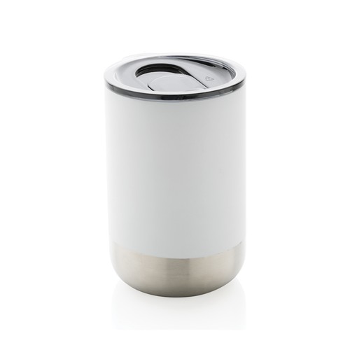 white Taza de acero inoxidable reciclado RCS