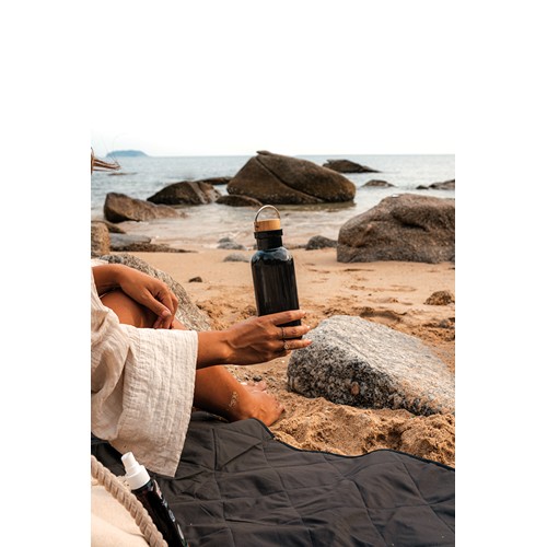 Bouteille 680ml en rPET RCS, couvercle en bambou - 12