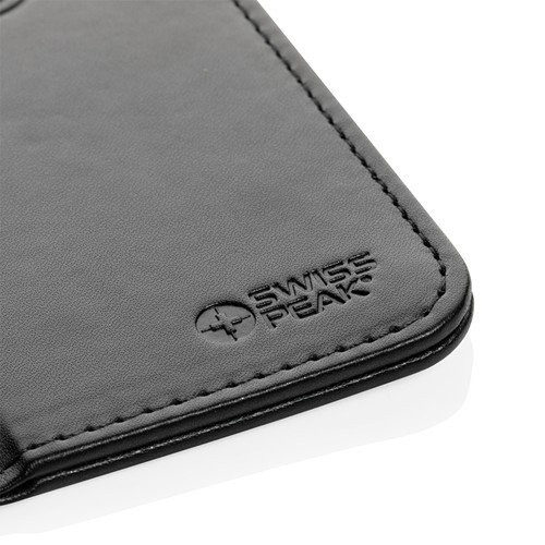 Tapis de souris en PU RCS avec chargeur 10W Swiss Peak - 7