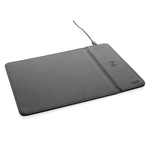 Tapis de souris en PU RCS avec chargeur 10W Swiss Peak - 8