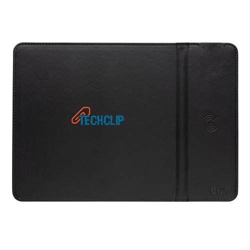 Tapis de souris en PU RCS avec chargeur 10W Swiss Peak - 9