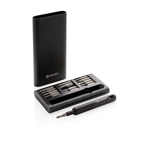 black Set de destornilladores de precisión Gear X 31 en 1
