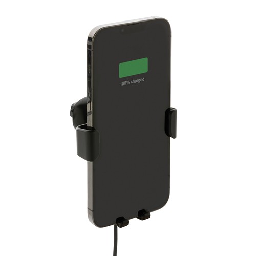 Support voiture avec chargeur 10W en plastique recyclé RCS - 5