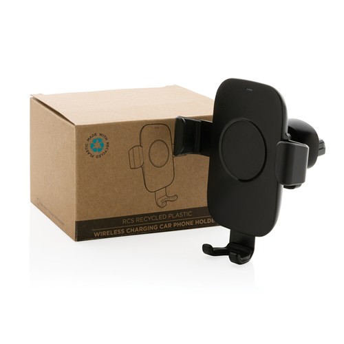 Support voiture avec chargeur 10W en plastique recyclé RCS - 4