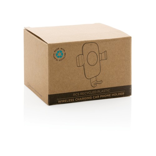 Support voiture avec chargeur 10W en plastique recyclé RCS - 8