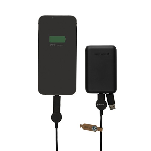 Câble Oakland 6-in-1 à charge 45W en plastique recyclé RCS thumbnail 6
