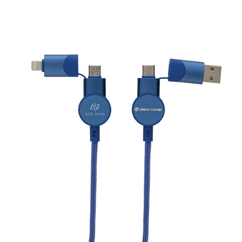 blue Cable 6 en 1 Oakland RCS carga rápida 45W
