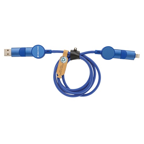 blue Cable 6 en 1 Oakland RCS carga rápida 45W