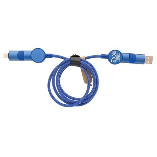 blue Cable 6 en 1 Oakland RCS carga rápida 45W