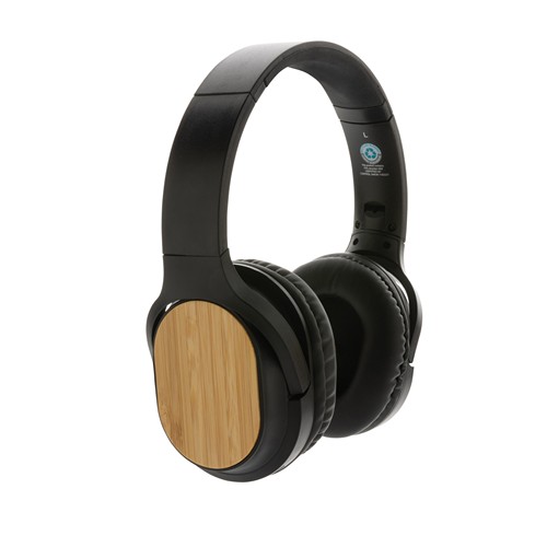 Casque sans fil pliable en bambou et plastique RCS Elite - 3