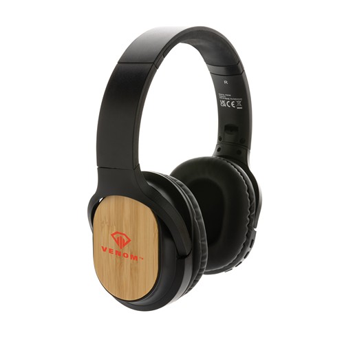 Casque sans fil pliable en bambou et plastique RCS Elite - 8