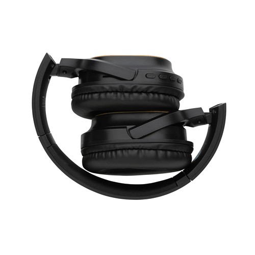 Casque sans fil pliable en bambou et plastique RCS Elite - 5