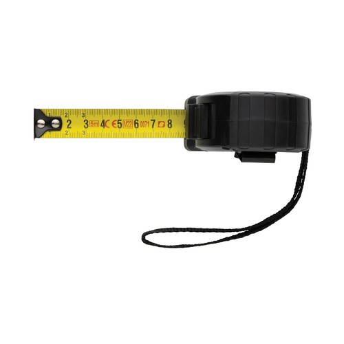 black Flexómetro de plástico reciclado RCS 5M/19 mm con stop