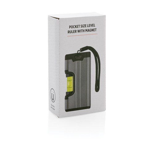 Règle de poche avec niveau et aimant - 7