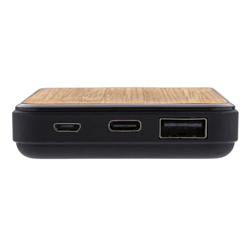 marrón Powerbank de 5.000 mAh de plástico reciclado RCS