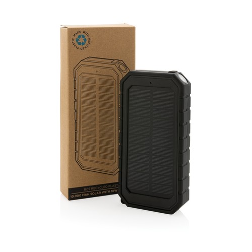 Cargador solar RCS plástico reciclado 10.000 mAh 10W