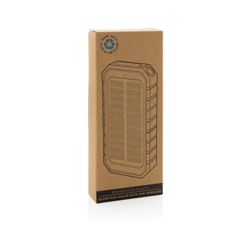 Cargador solar RCS plástico reciclado 10.000 mAh 10W