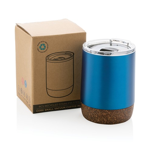 Taza de café al vacío pequeña de corcho RCS Re-steel