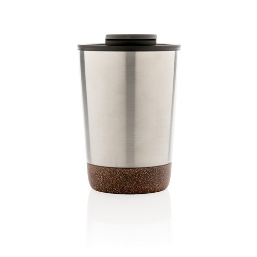 plateado Taza de café de corcho y acero inoxidable GRS RPP