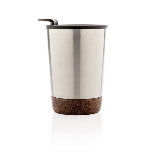 plateado Taza de café de corcho y acero inoxidable GRS RPP