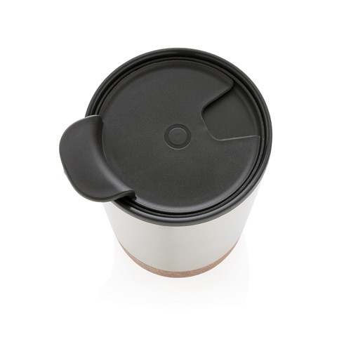 plateado Taza de café de corcho y acero inoxidable GRS RPP