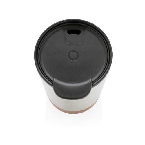 plateado Taza de café de corcho y acero inoxidable GRS RPP