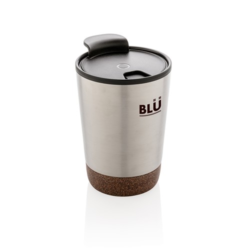 plateado Taza de café de corcho y acero inoxidable GRS RPP