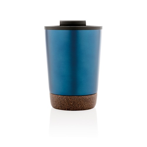 blue Taza de café de corcho y acero inoxidable GRS RPP