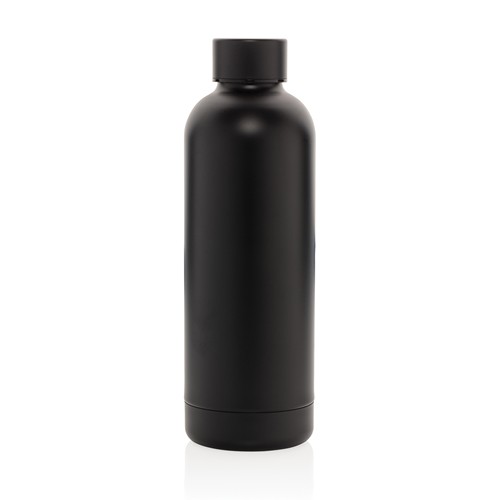 black Botella al vacío Impact de acero inoxidable reciclado RCS