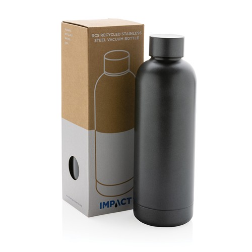 gray Botella al vacío Impact de acero inoxidable reciclado RCS
